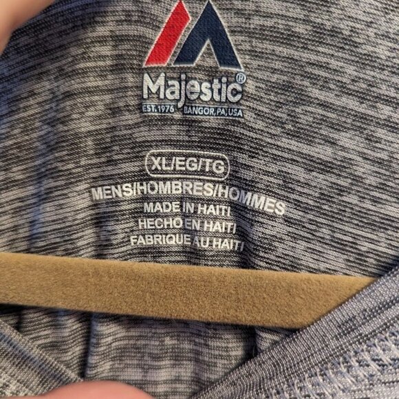 Majestic Gray Oakland A’s Shirt | Size XL - Picture 2 of 3